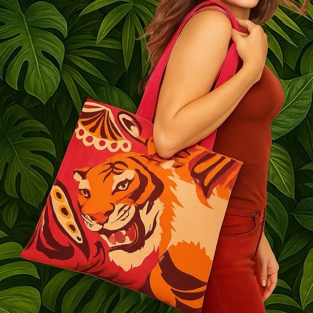 Powder
Velvet Tote Bag - Roaring Tiger - Picture 12 of 12